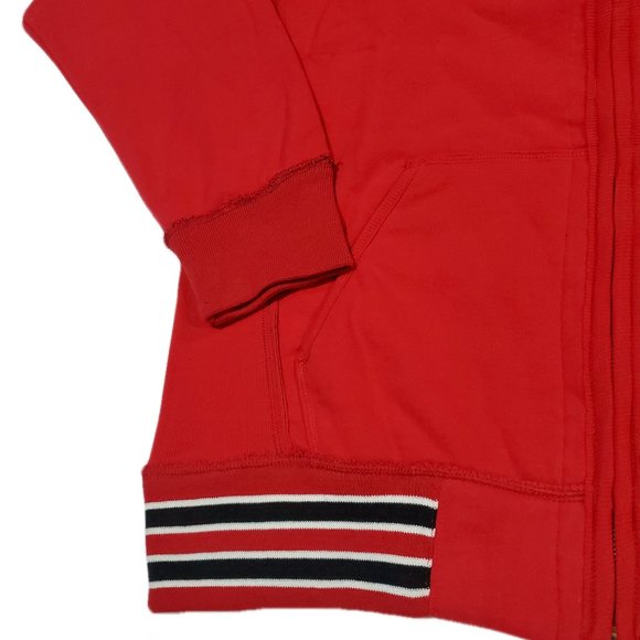 NHL Calgary Flames Red Zip up Sweater - Picture 3 of 9